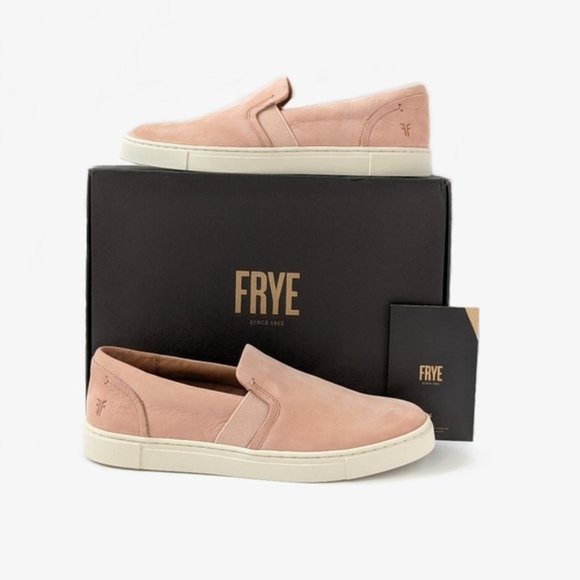 frye Shoes - NIB Frye Ivy Slip On Blush Pink Suede Shoes 7.5